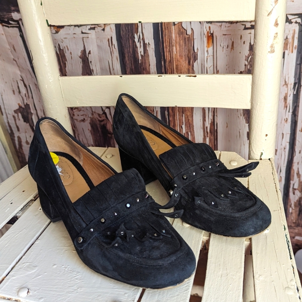 Frank Sarto heeled loafers